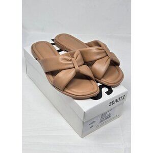Schutz Women's Fairy Sandal Honey Beige size 8.5